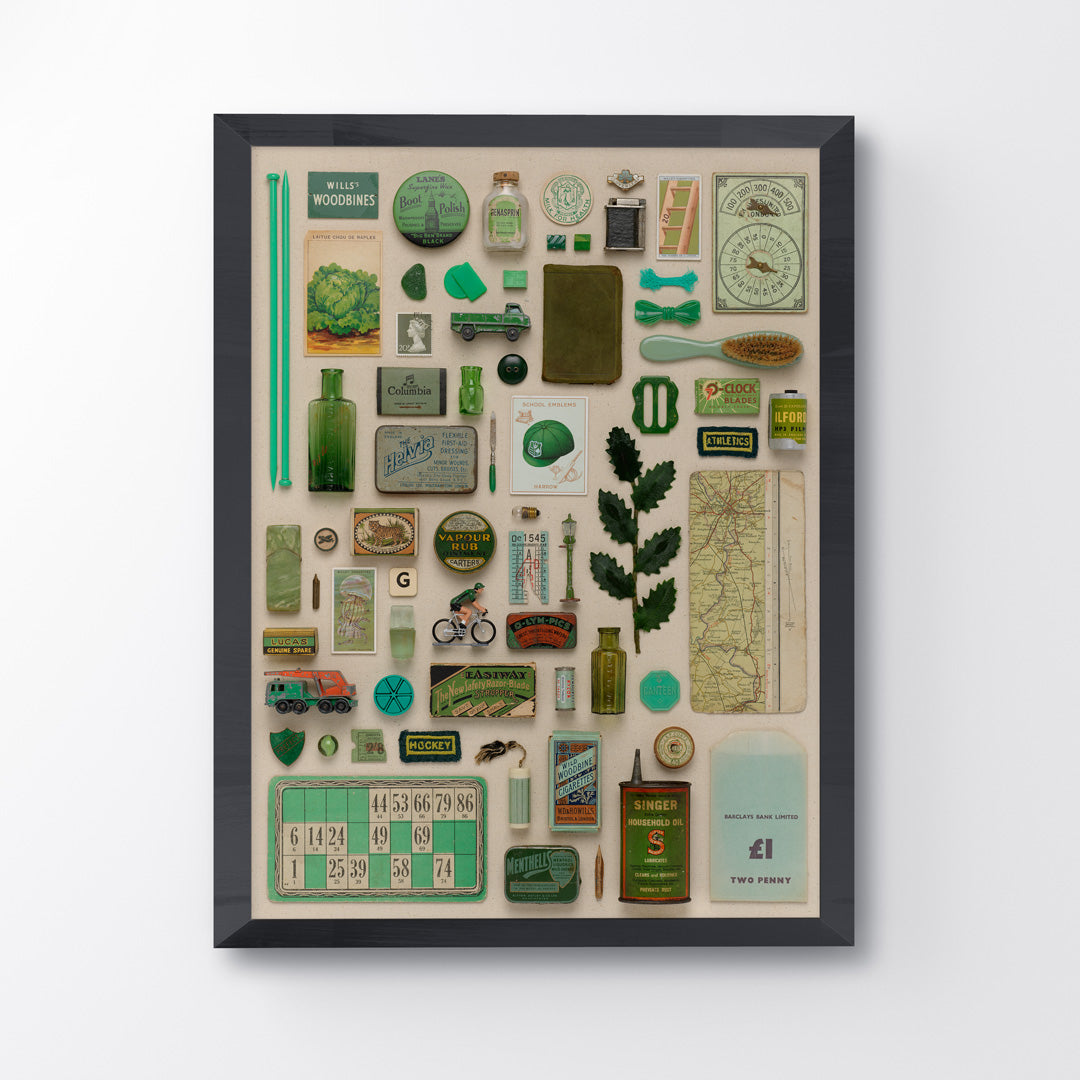 Composition in Green Giclée Art Print
