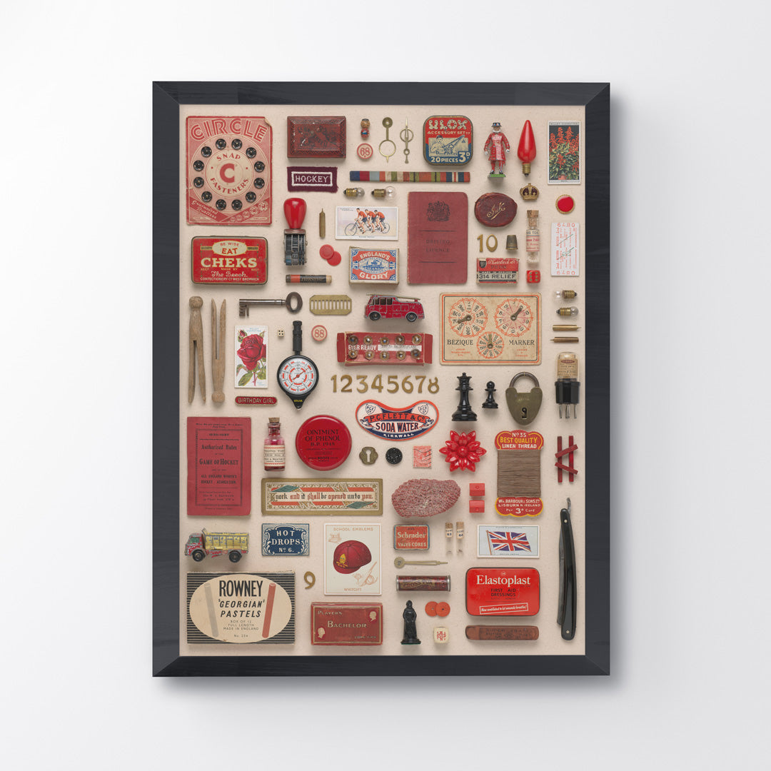 Composition in Red Giclée Art Print